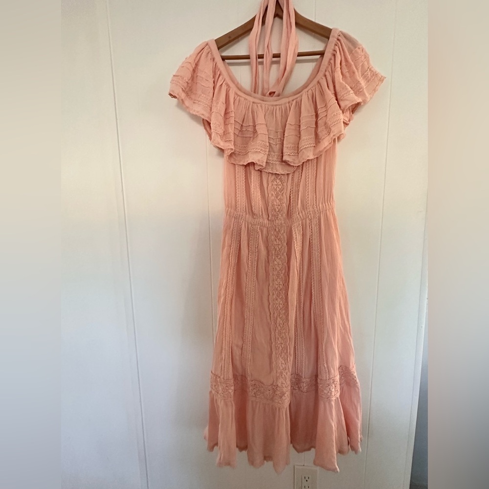 NWT SPELL Cassie Lace Petal dress woman’s us size M - Picture 5 of 7